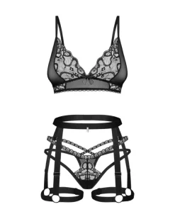 Obsessive - Blomentis Ensemble Trois Pièces - Noir