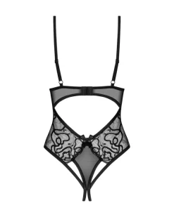 Obsessive - Blomentis Teddy Ouvert à l’Entrejambe - Noir