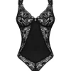 Obsessive - Body Donna Dream avec entrejambe ouvert - Noir