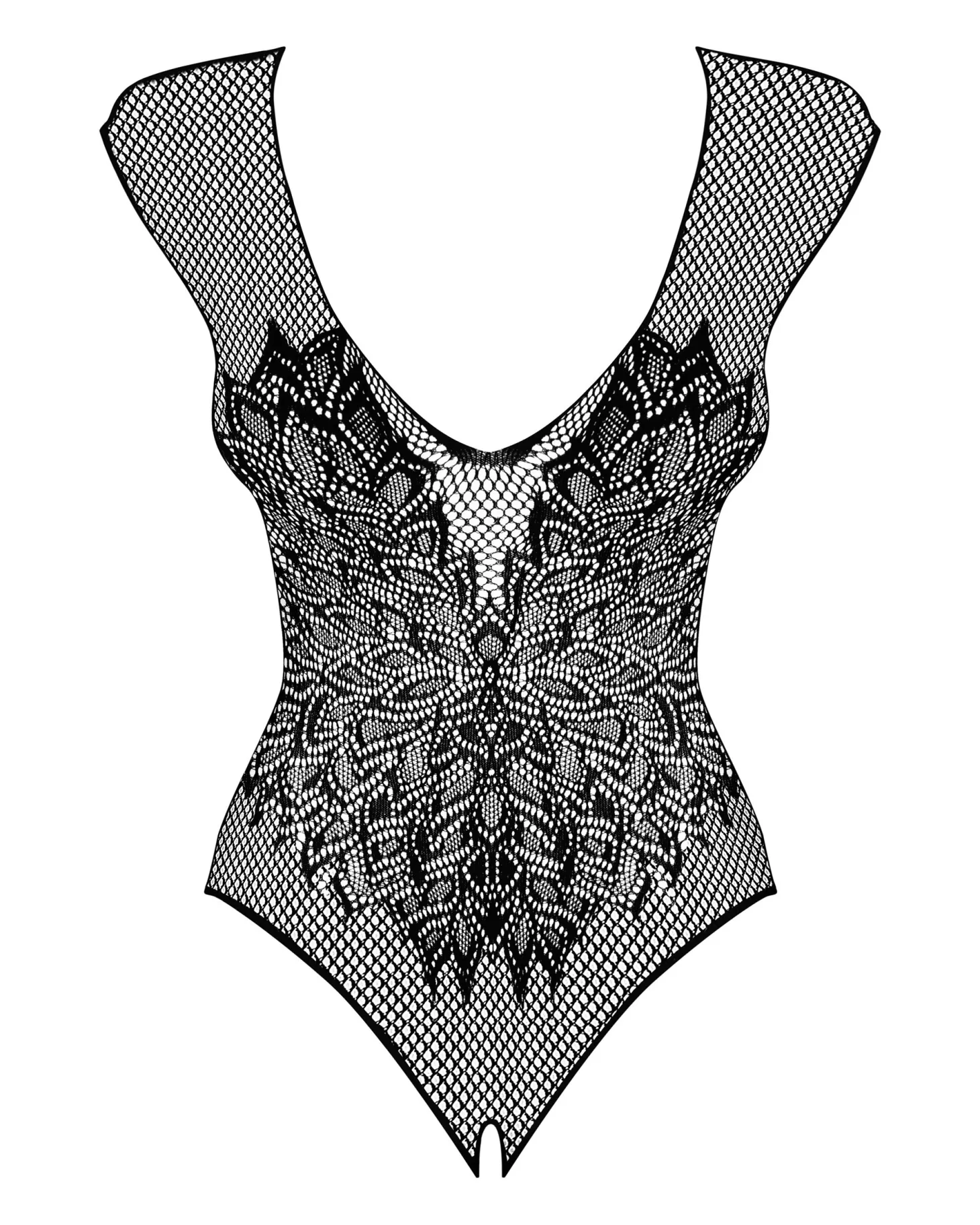 Obsessive - Body sexy avec entrejambe ouvert - Noir