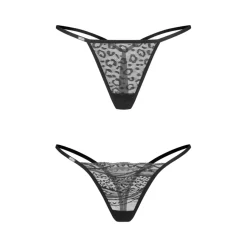 Obsessive – Clara Lot de 2 Strings – Noir