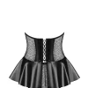 Obsessive – 859-COR-1 Corset & String – Noir