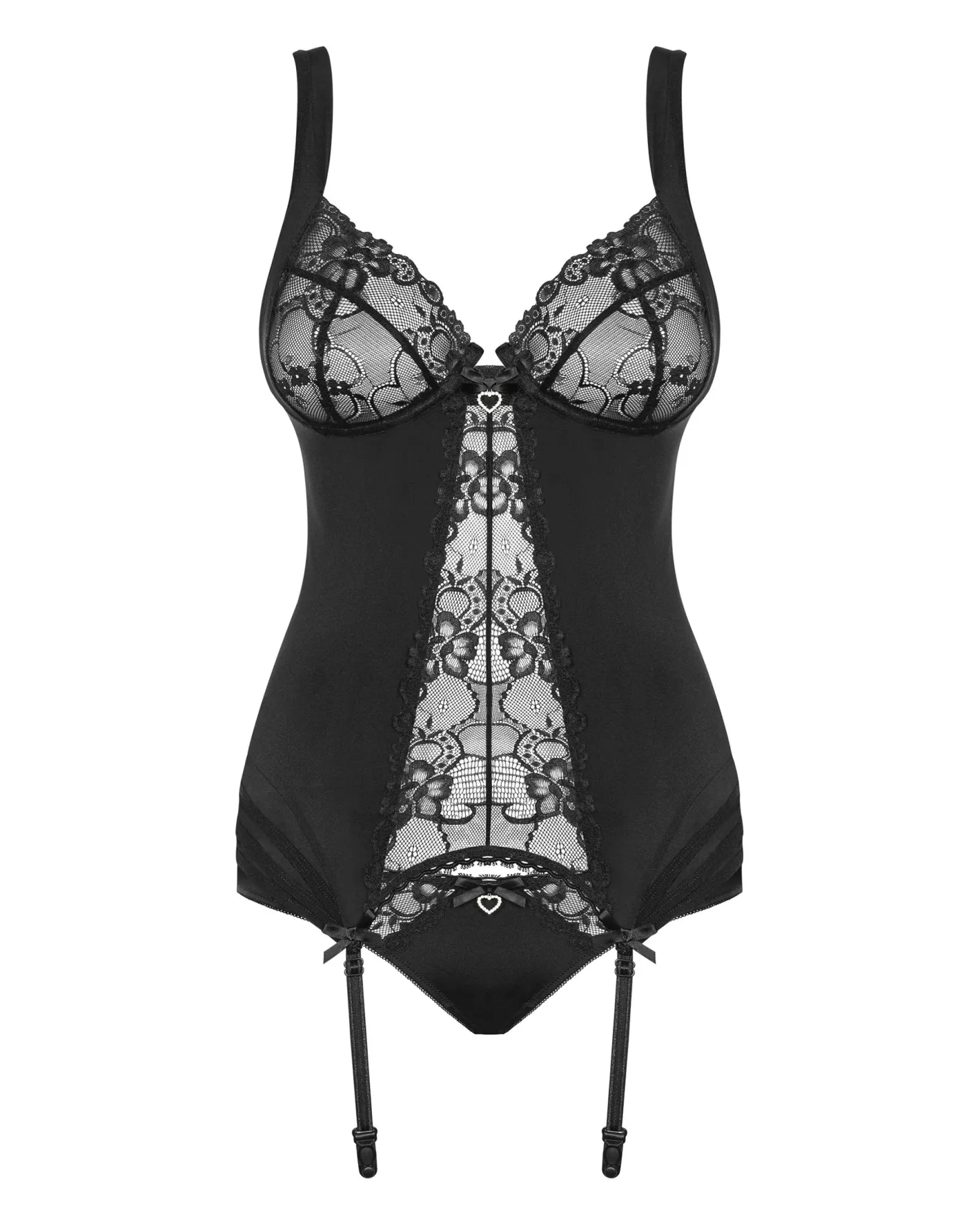 Obsessive - Ensemble Corset Porte-Jarretelles Heartine