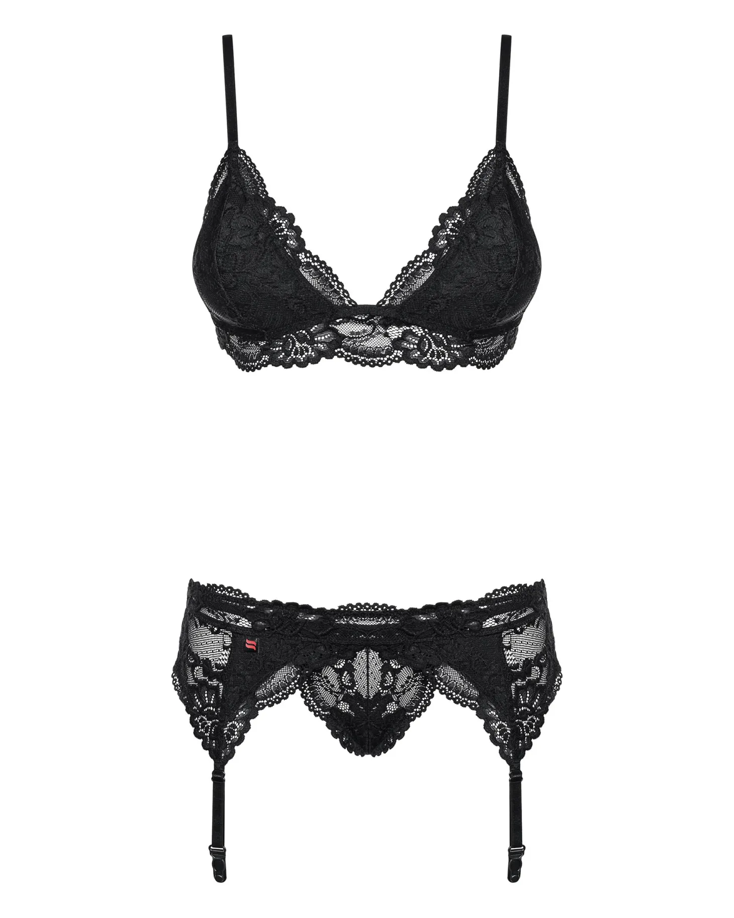 Obsessive - Ensemble de lingerie à 3 pièces en dentelle