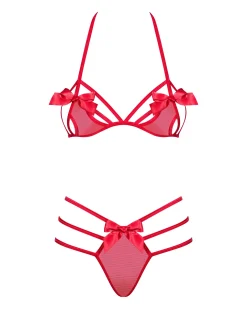 Obsessive - Ensemble de 2 pièces Giftella - Rouge
