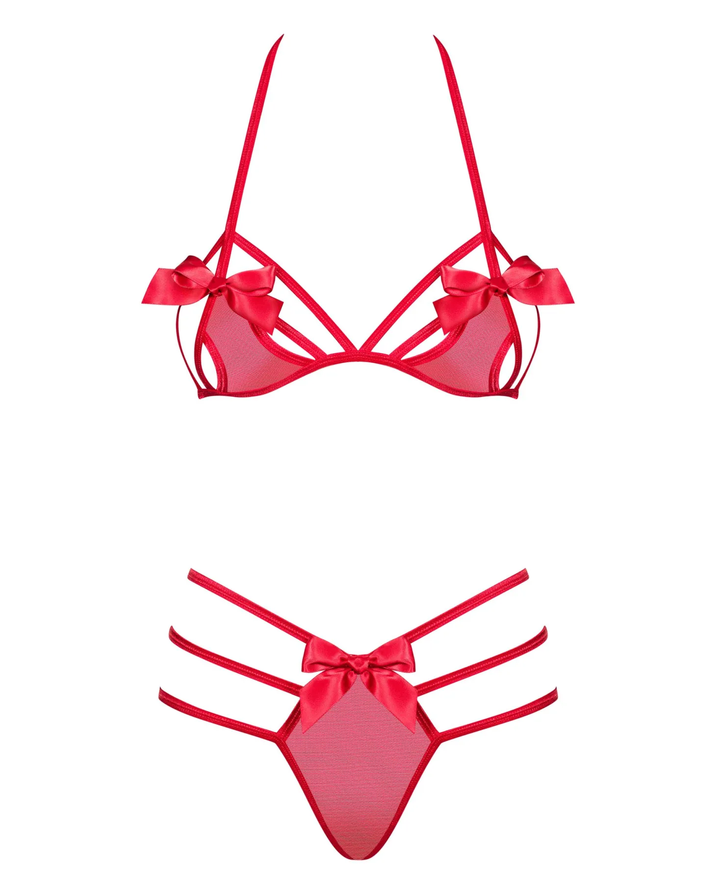 Obsessive - Ensemble de 2 pièces Giftella - Rouge
