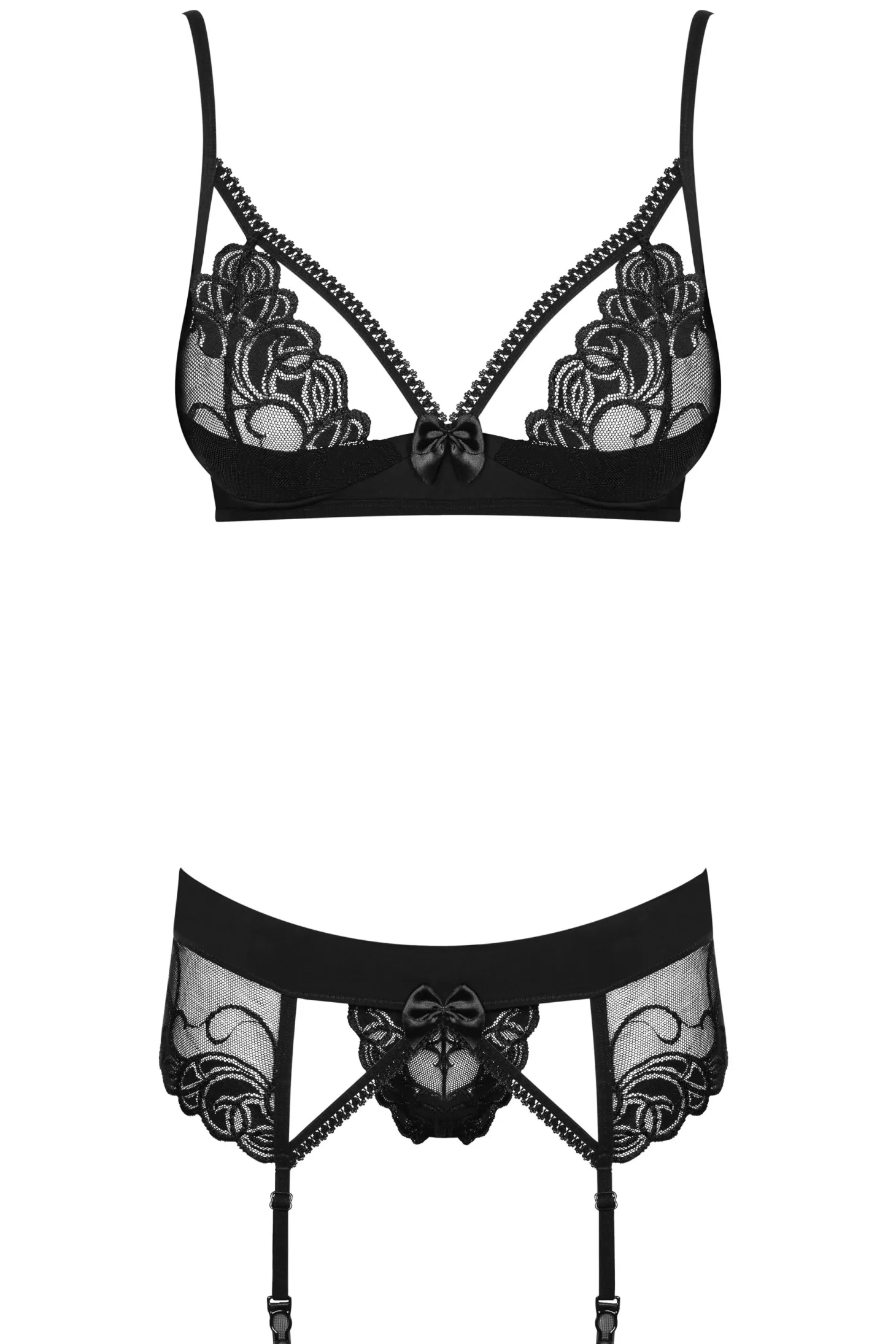 Obsessive - Ensemble 3 pièces Wonderia - Noir
