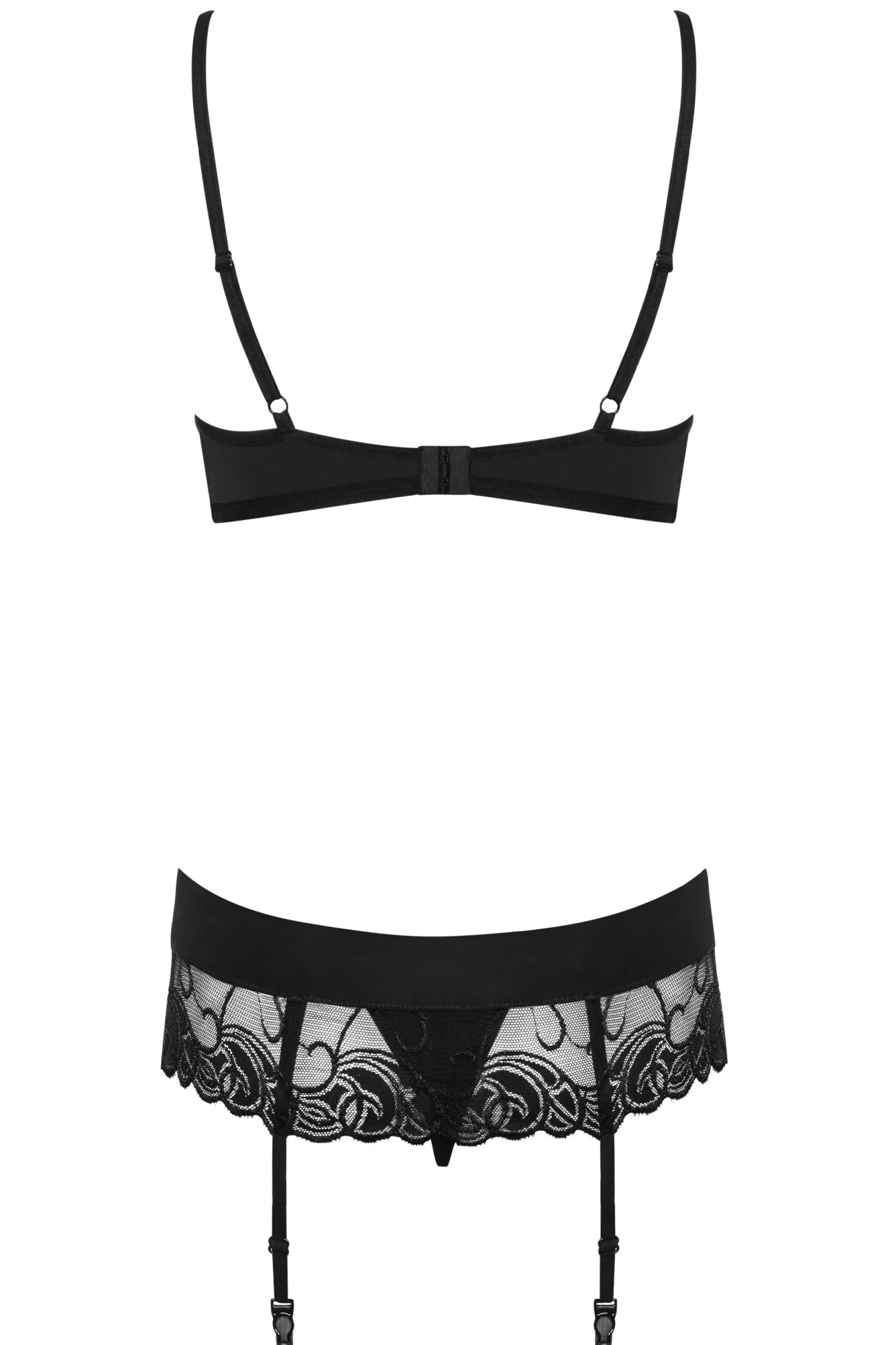 Obsessive - Ensemble 3 pièces Wonderia - Noir