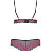 Obsessive - Ensemble soutien-gorge 2 pièces Tulia - Noir/Rose
