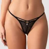Obsessive - Iliosa Chemise & String- Noir