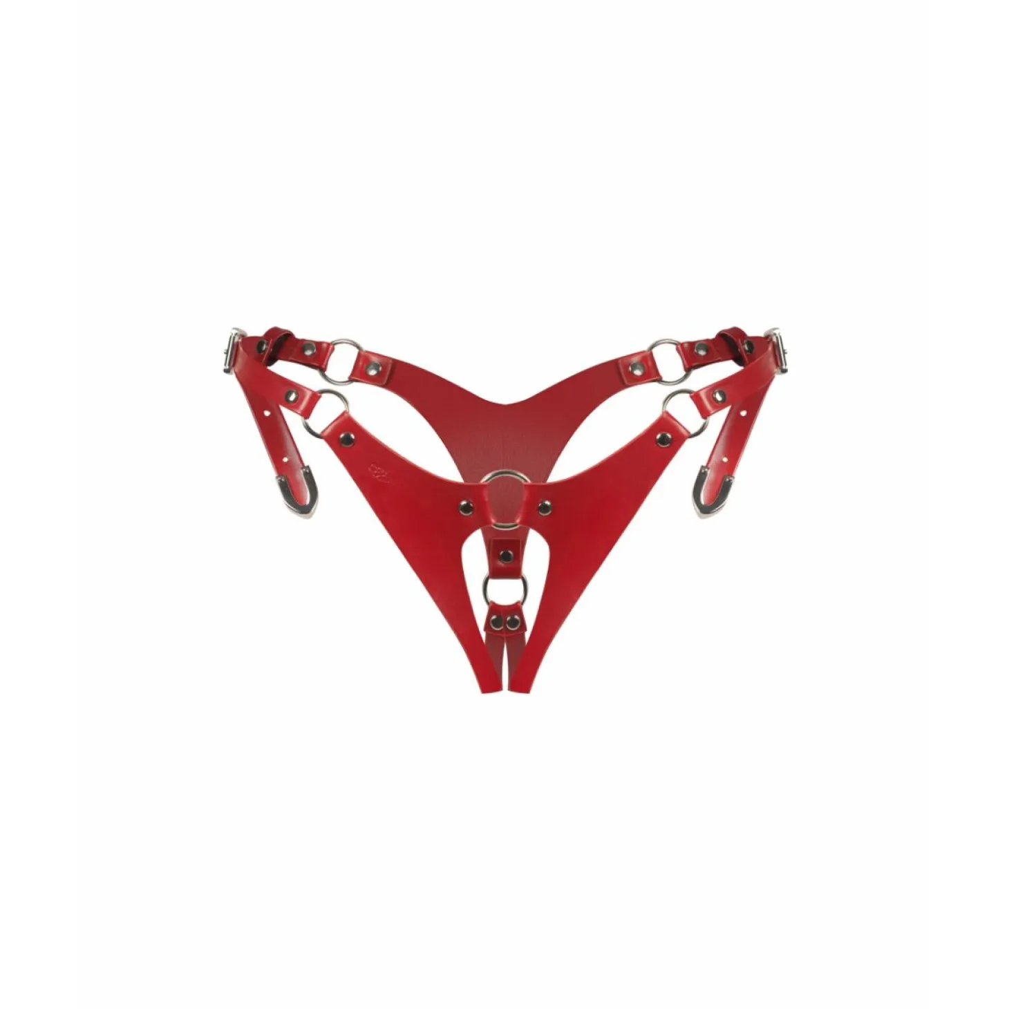 Obsessive - Inferro String Ouvert - Rouge