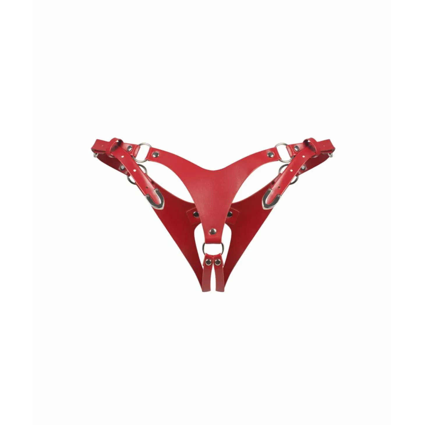 Obsessive - Inferro String Ouvert - Rouge