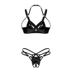 Obsessive – Keira Lise Ensemble 2 Pièces Ouvert – Noir