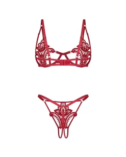Obsessive - Luise Sublim Ensemble Ouvert - Rouge