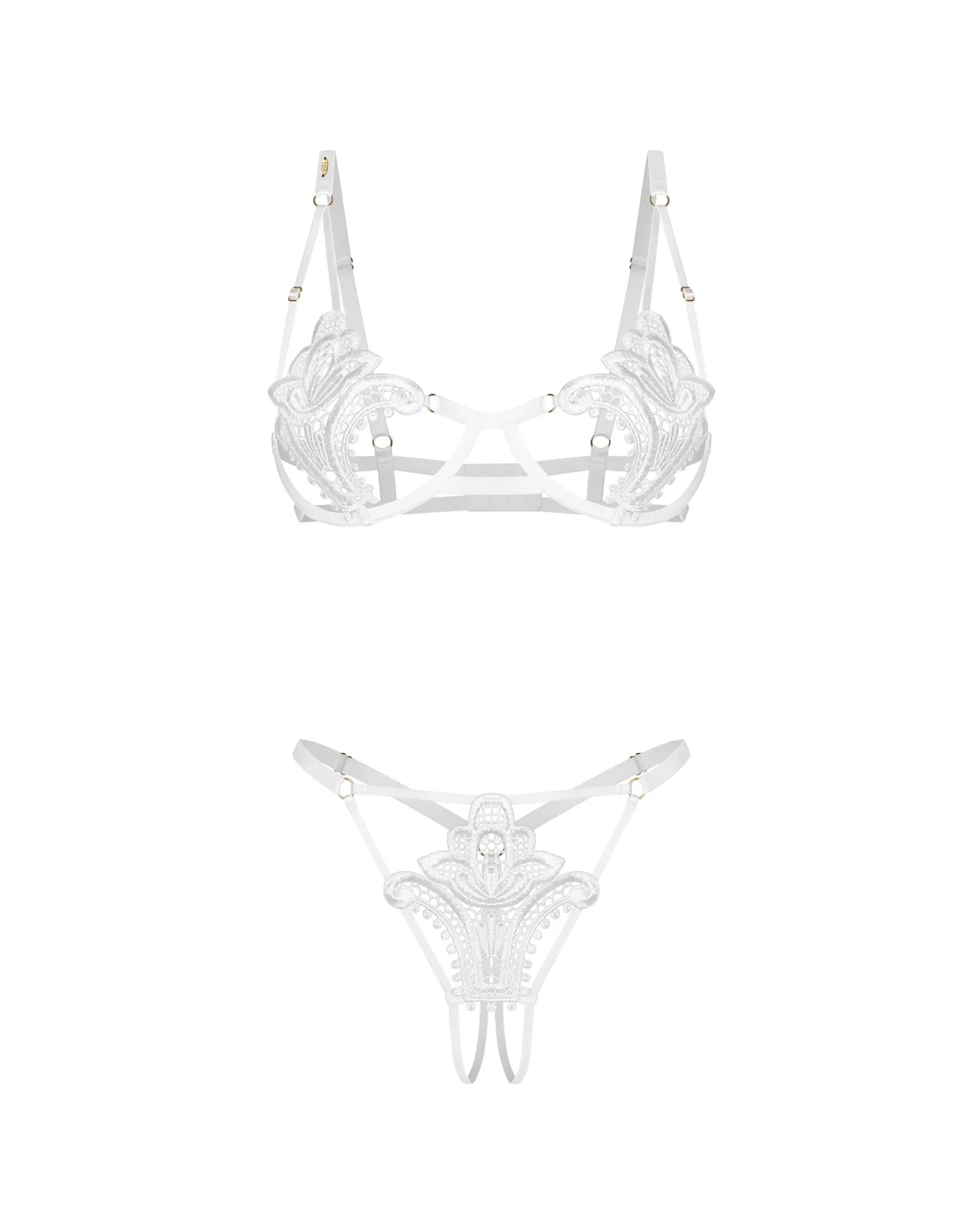 Obsessive - Luise Sublim Ensemble Ouvert - Blanc