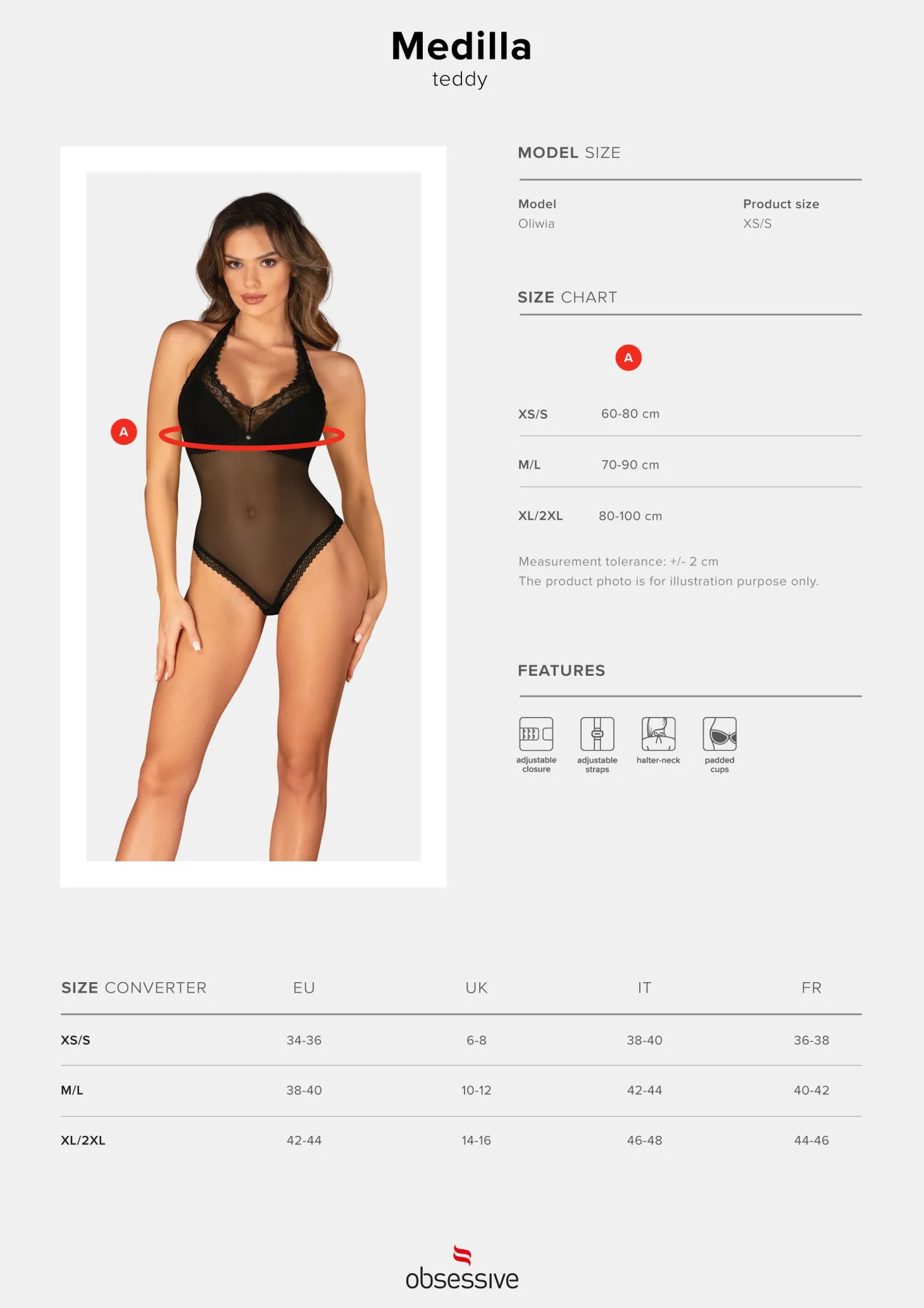 Obsessive - Medilla Teddy - Noir