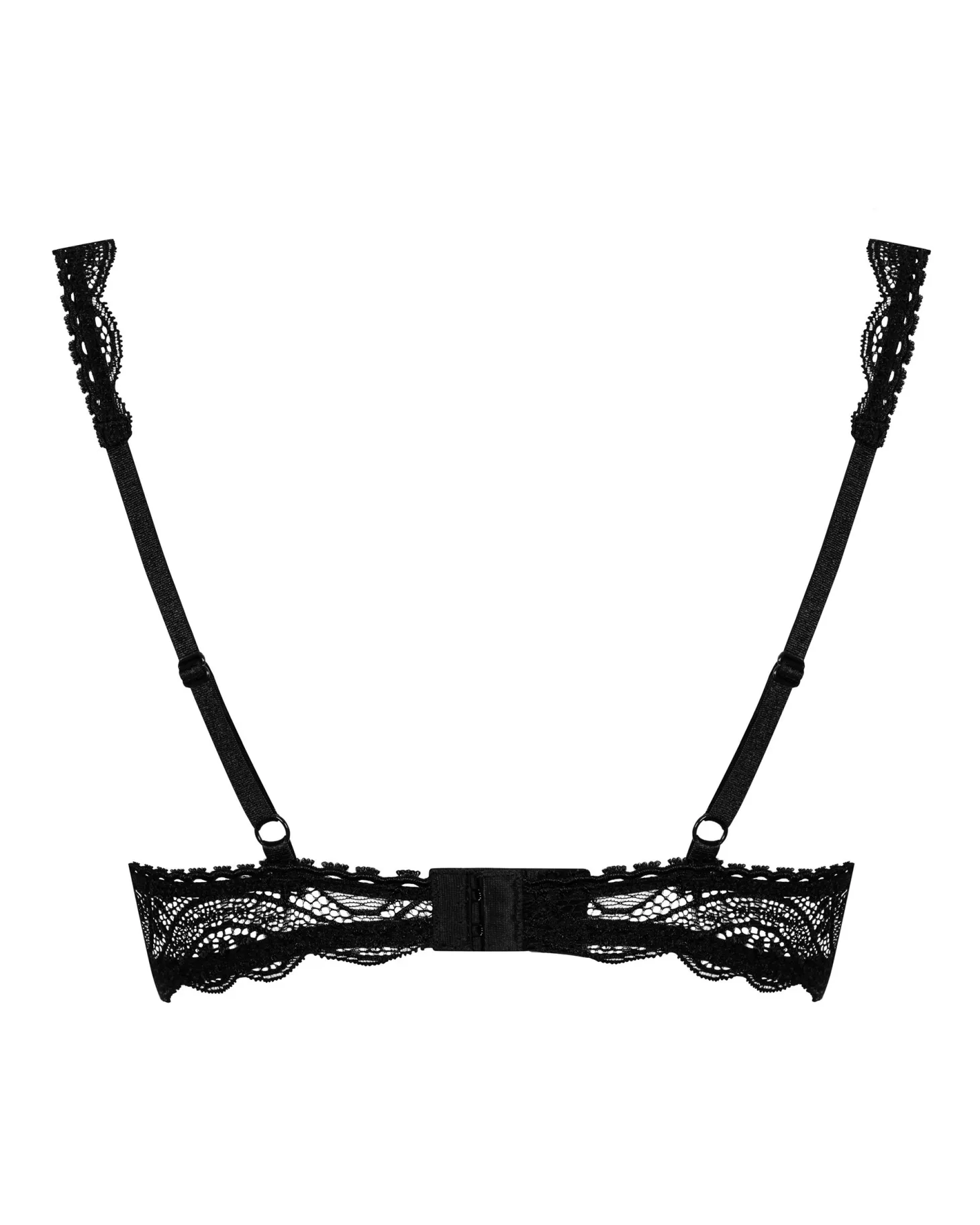 Obsessive - Miamor BH Met Kwart Cups - Zwart