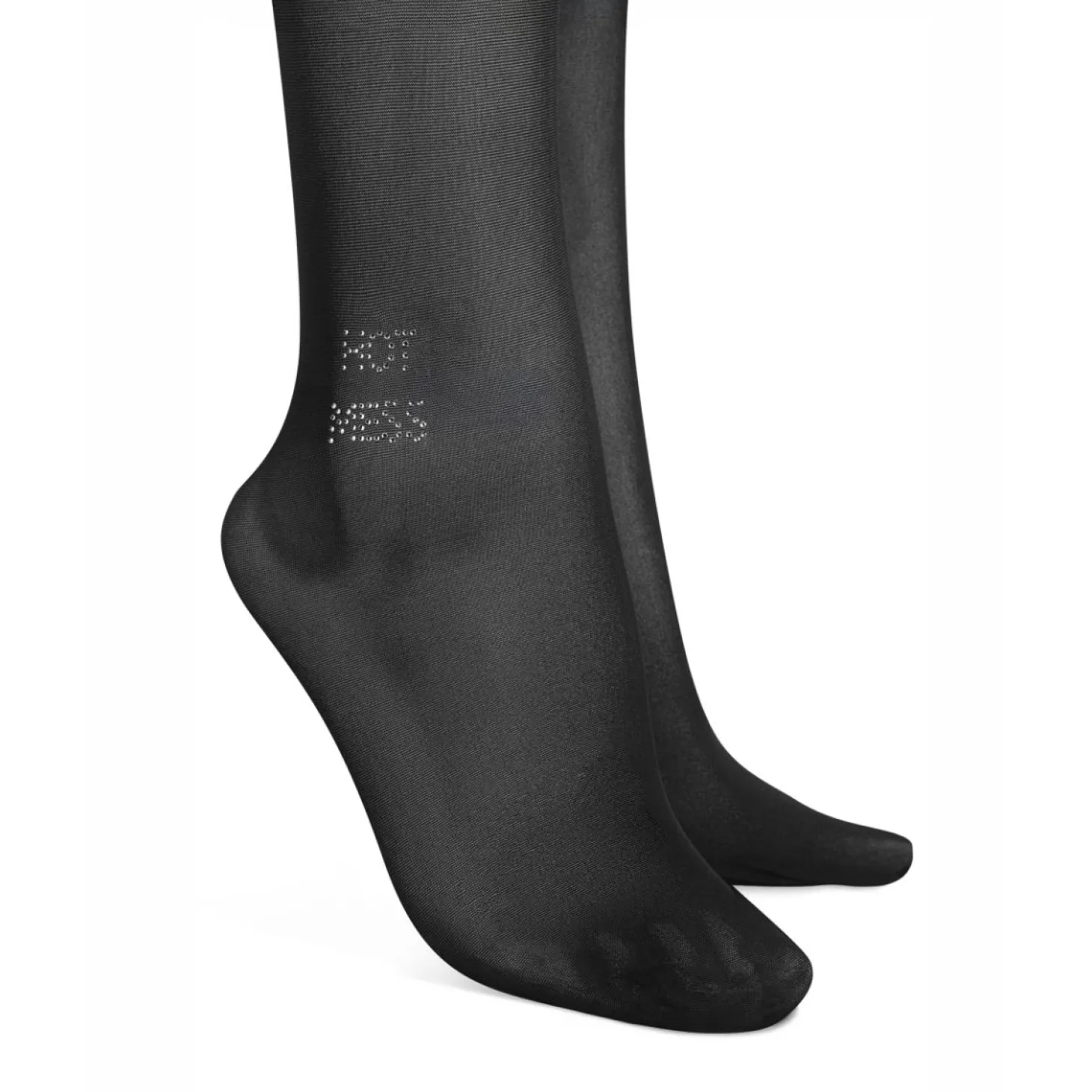 Obsessive - Norless Mess Collant Ouvert - Noir
