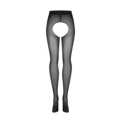 Obsessive - Norless Mess Collant Ouvert - Noir