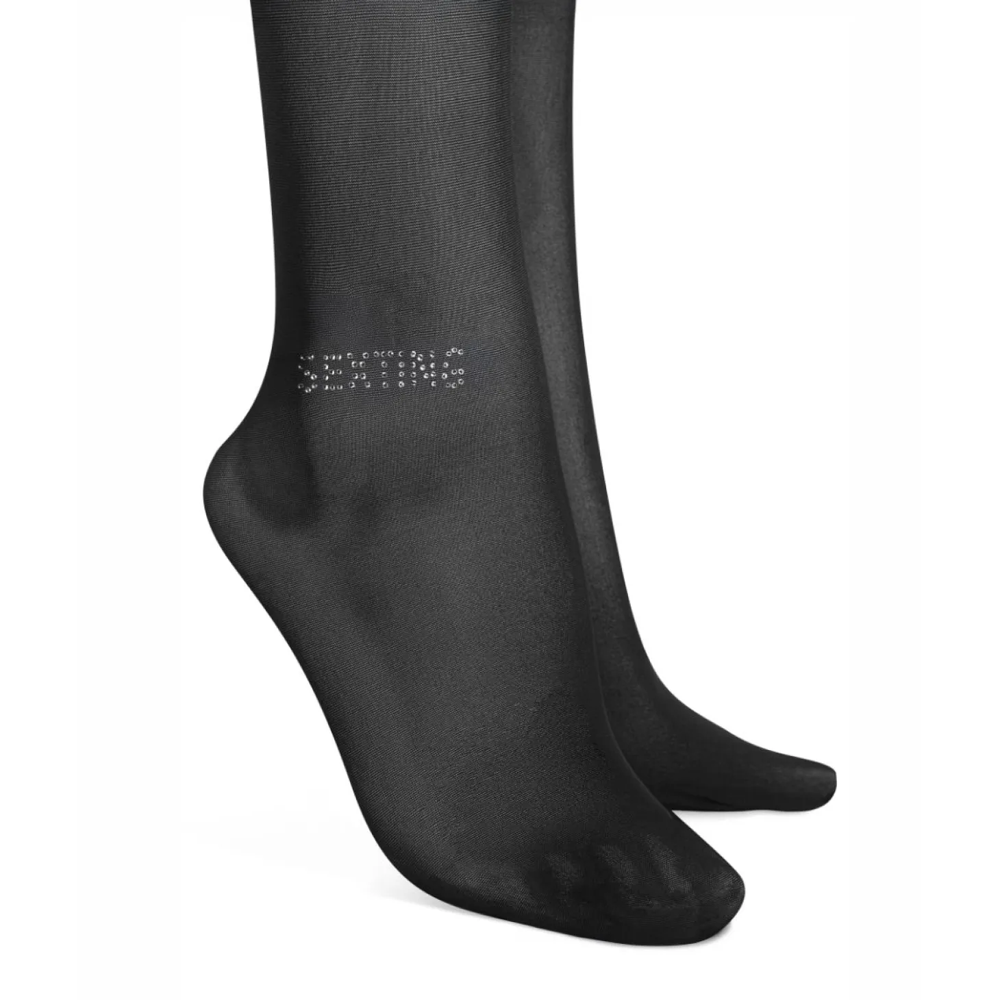 Obsessive - Norless Sexy Collant Ouvert - Noir