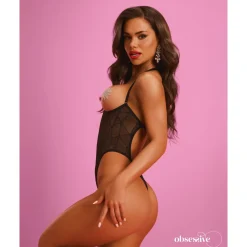 Obsessive - Olianna Teddy Ouvert - Noir