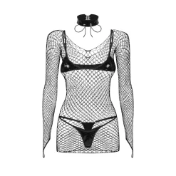 Obsessive - Sashalla Ensemble 4 Pièces - Noir