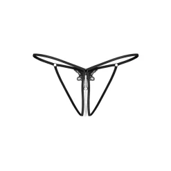 Obsessive - Selisme String Ouvert - Noir