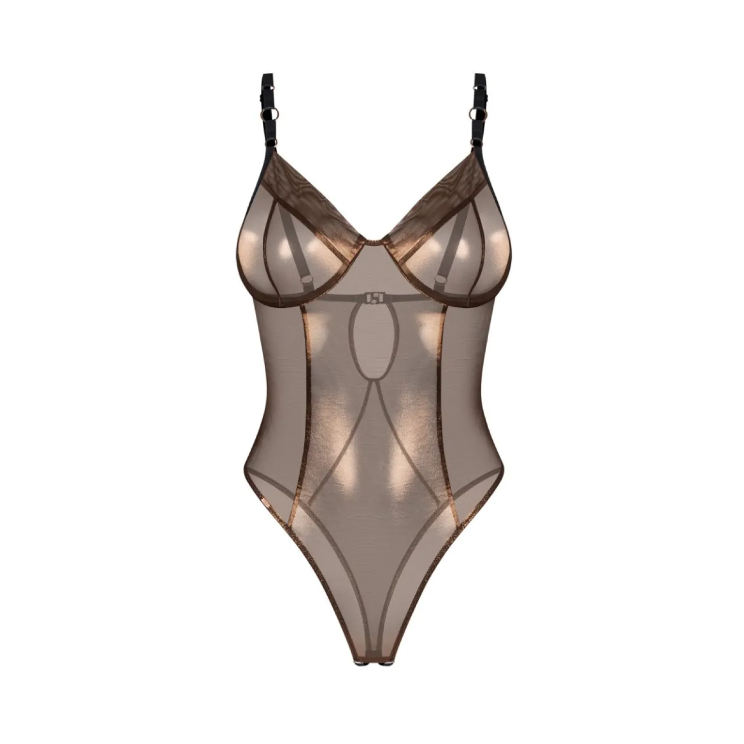Obsessive – Soranna Teddy Ouvert – Marron