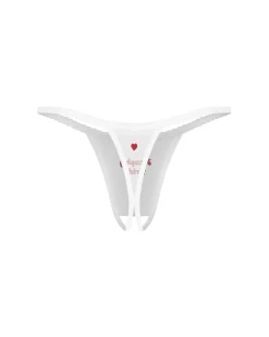 Obsessive - Weddya Bride String Ouvert - Blanc