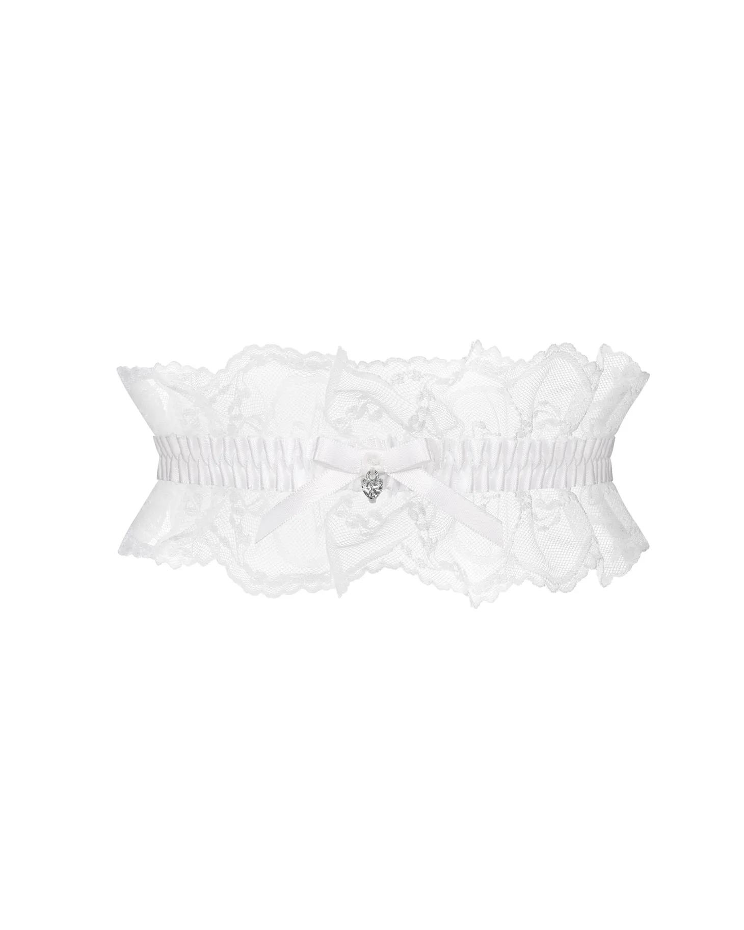Obsessive - Weddya Jarretière - Blanc