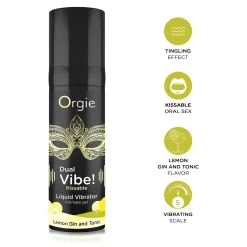 Orgie - Dual Vibe Liquid Vibrator Lemon Gin & Tonic