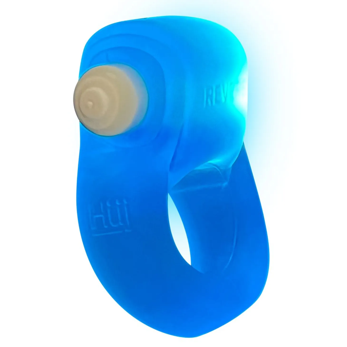 Oxballs - Glowdick Cockring With Led Blue Ice
