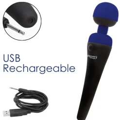 Palm Power – Vibromasseur Baguette de Massage Personnel - Bleu