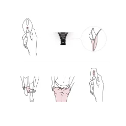 Panty Rebel - Culotte string vibrante - Noir
