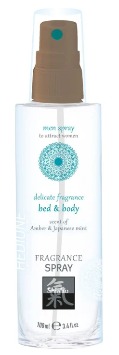 Parfum de lit et de corps de phéromone pour hommes - Ambre et menthe japona