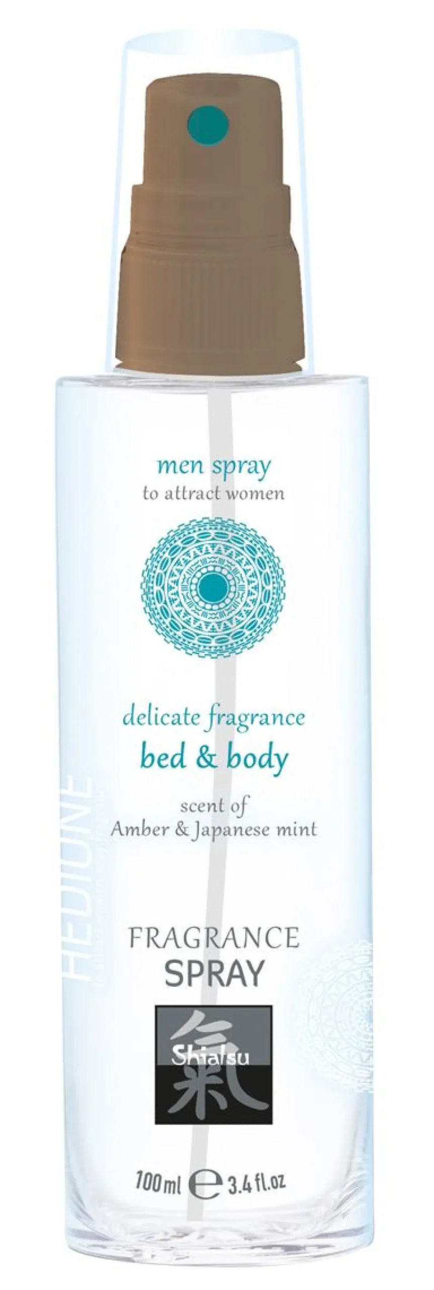 Parfum de lit et de corps de phéromone pour hommes - Ambre et menthe japona