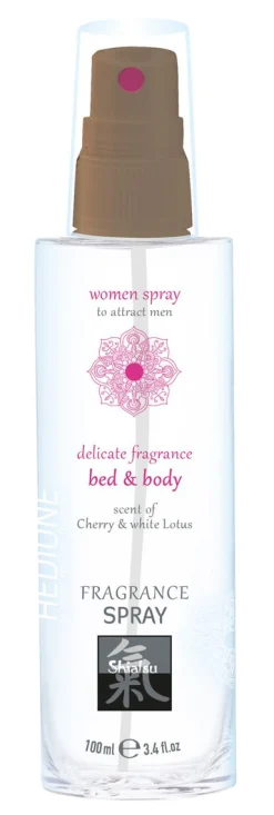 Parfum de lit et de corps de phéromone pour femmes - cerise et lotus blanc
