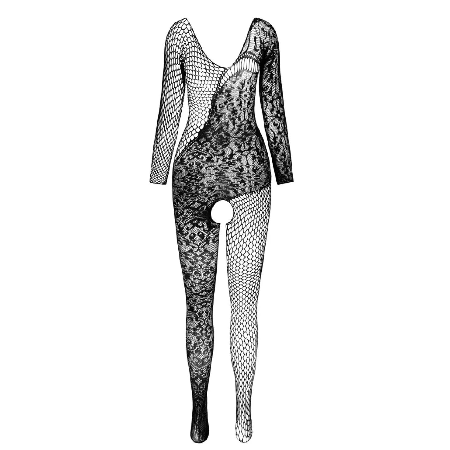 Passion - BS107 Bodystocking - Noir