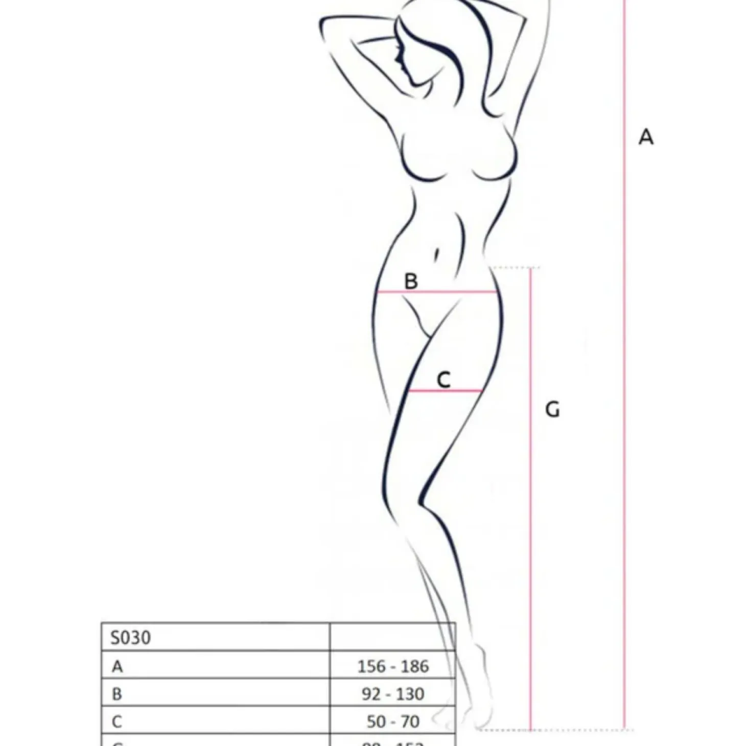 Passion - S030 Bas Strip - Blanc