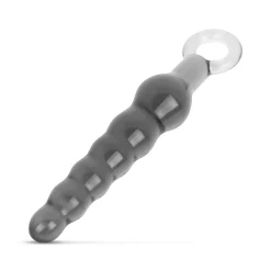 Perles Anales avec Boucle - Noir