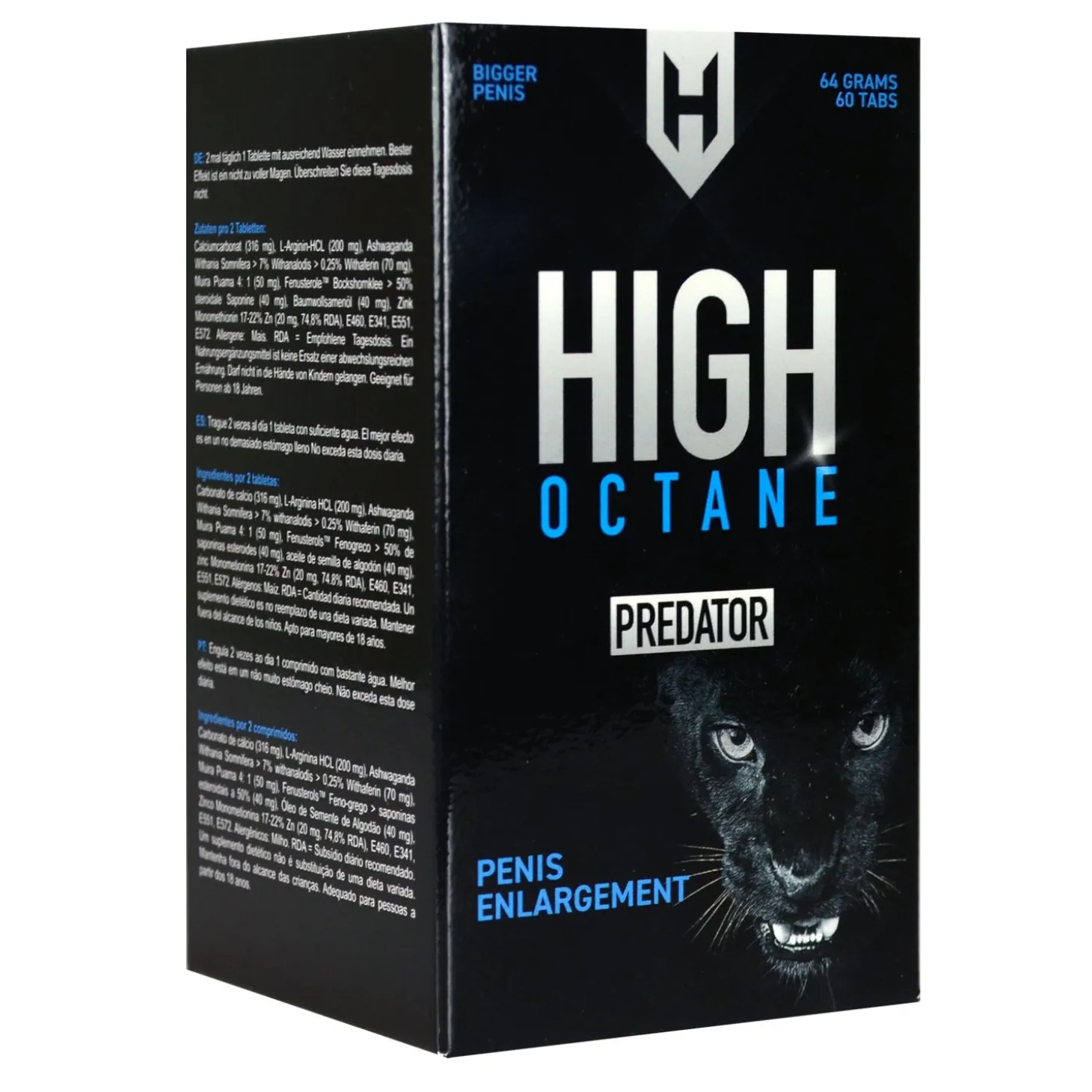 Pilules pour érection High Octane Predator