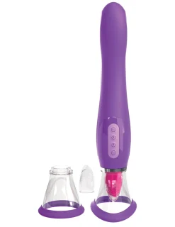 Pipedream - Pompe à clitoris avec stimulateur point G - Violet