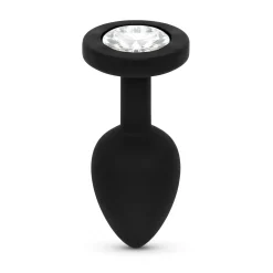 Plug Anal avec Cristal - Noir