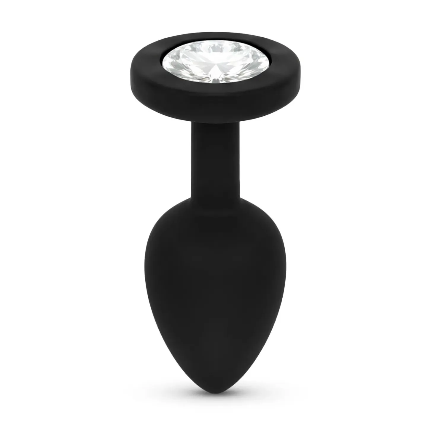 Plug Anal avec Cristal - Noir