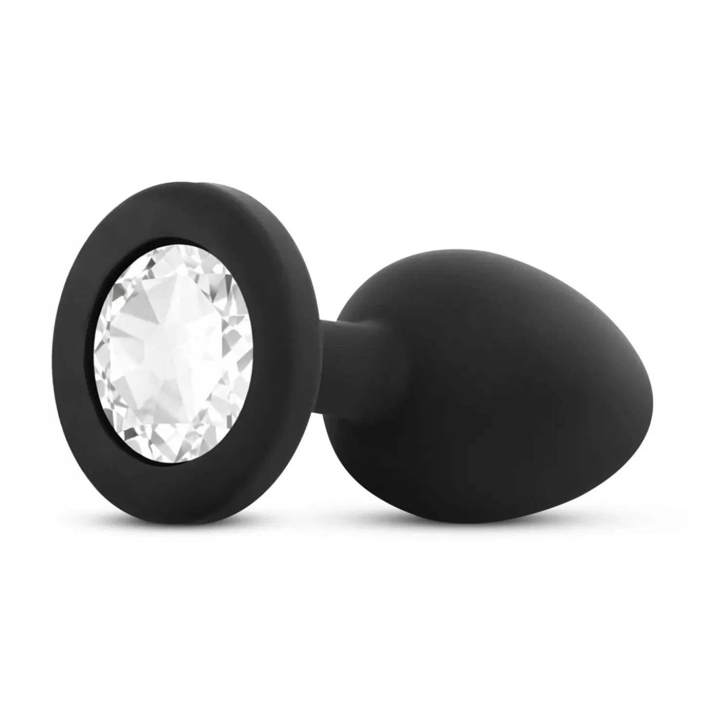 Plug Anal avec Cristal - Noir