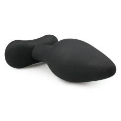 Plug anal noir en silicone - Large