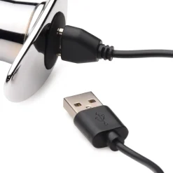 Plug anal rechargeable Chrome Blast avec télécommande - Petit