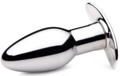 Plug anal rechargeable Chrome Blast avec télécommande - Petit