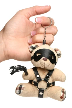 Porte-clés Teddy Bear bâillonné