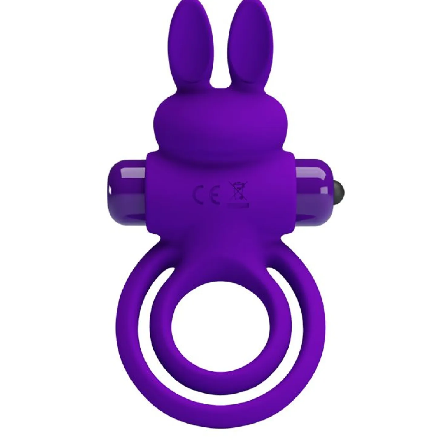 Pretty Love - Anneau pénien rabbit vibrant - Violet